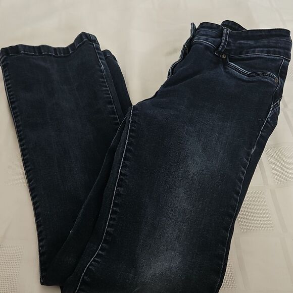 Next Jeans Women's Stretchy Bootcut Lift, Slim & Shape Mid-Rise Flared Jeans 4 - Picture 12 of 16